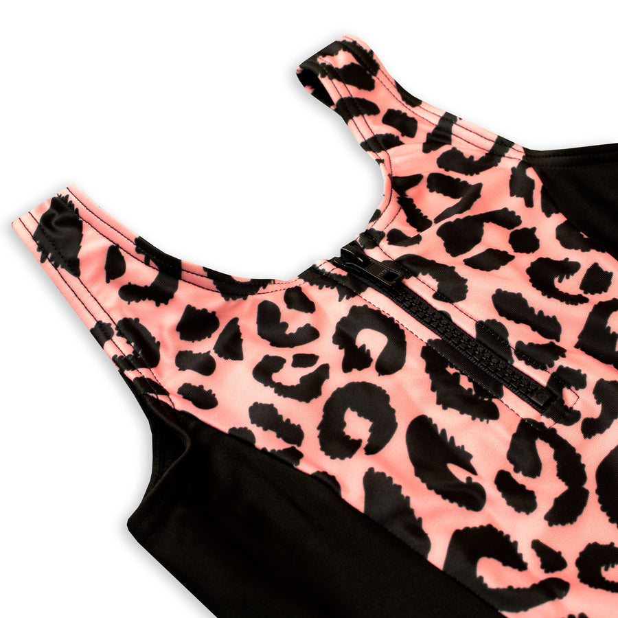Leopard Print Swimming Costume