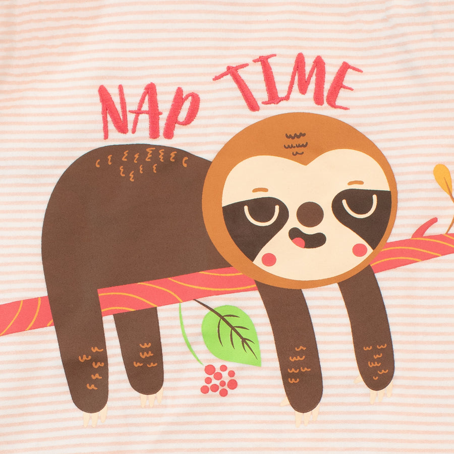 Baby Nap Time Sloth Sleepsuit