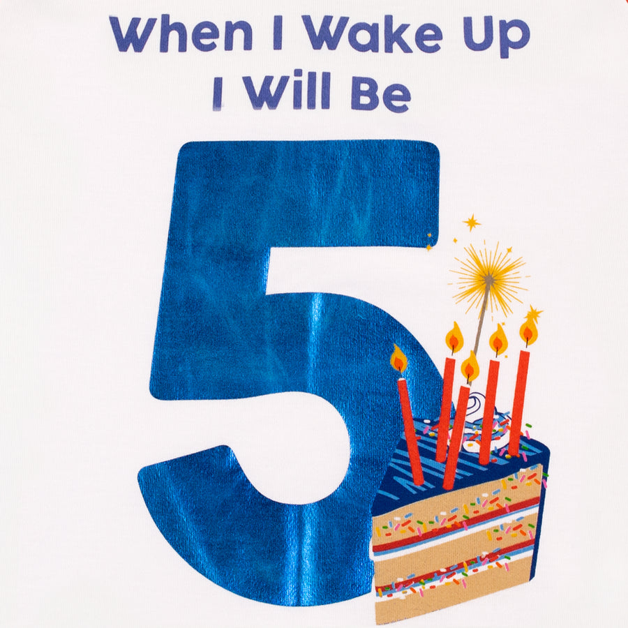 I Am 5 Birthday Pyjama Set