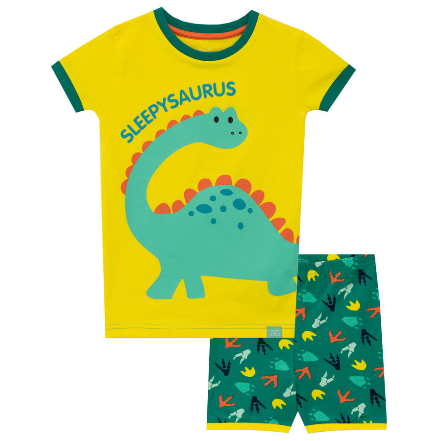 Dinosaur Short Pyjama Set - Snuggle Fit
