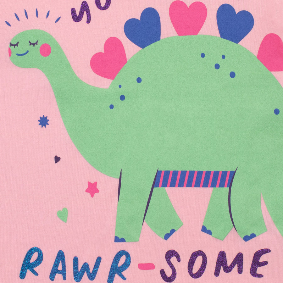 Dinosaur Short Pyjamas - Rawr-some