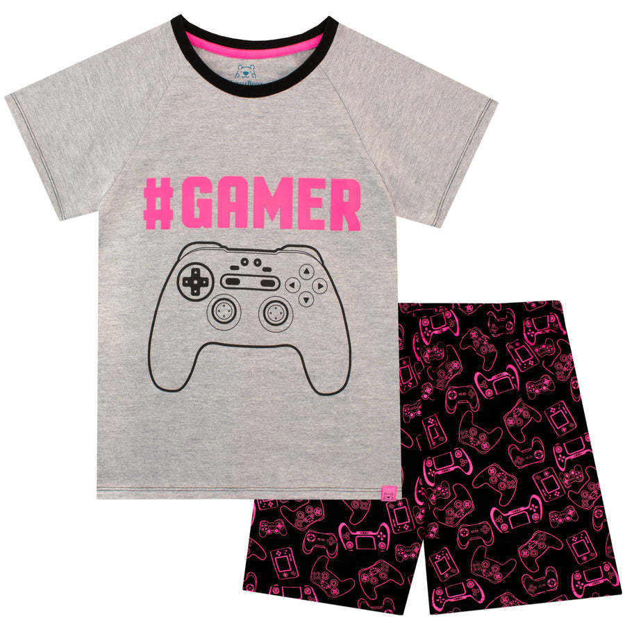 Girls #Gamer Short Pyjamas