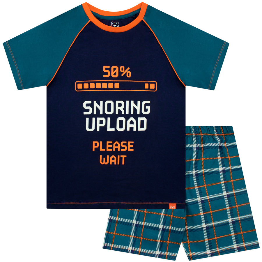 Snoring Upload Short Pyjamas
