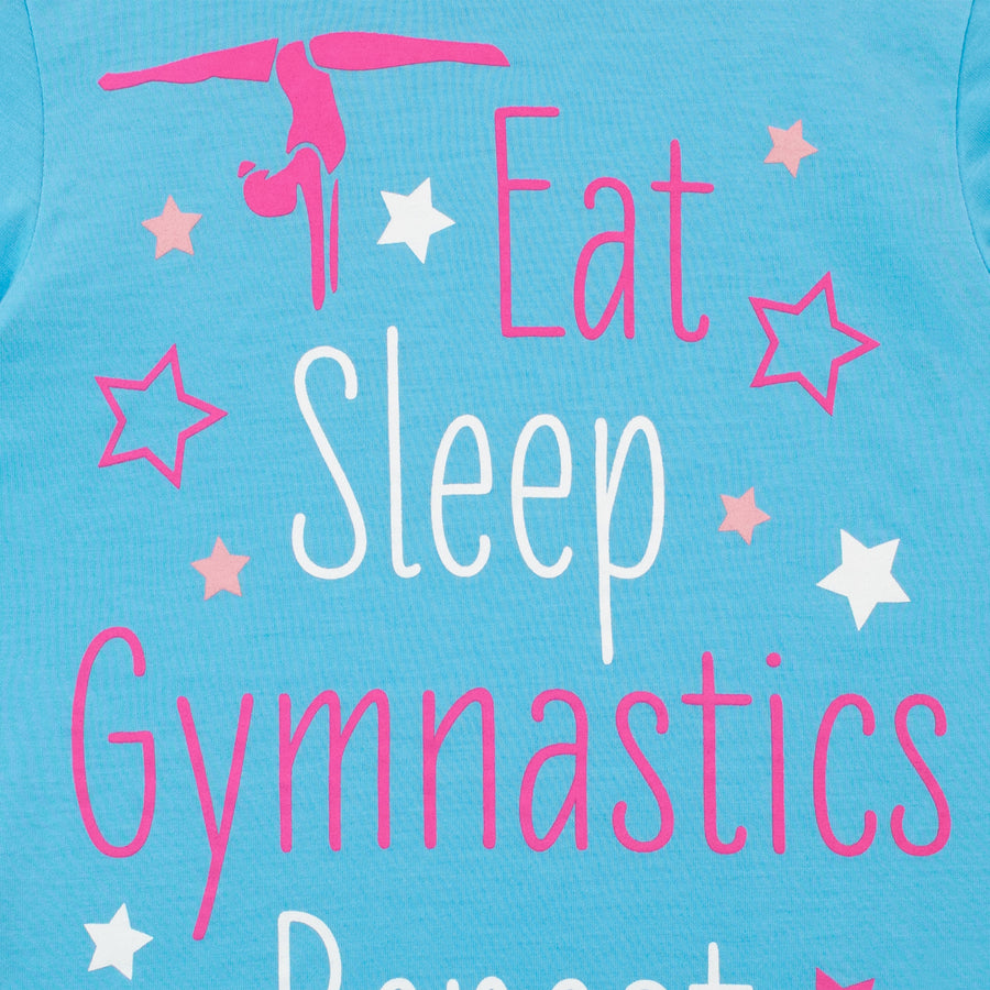 Eat Sleep Gymnastics Repeat Pyjamas