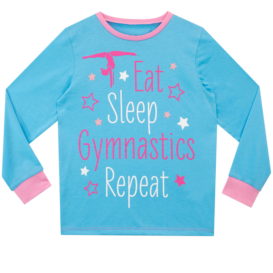 Eat Sleep Gymnastics Repeat Pyjamas