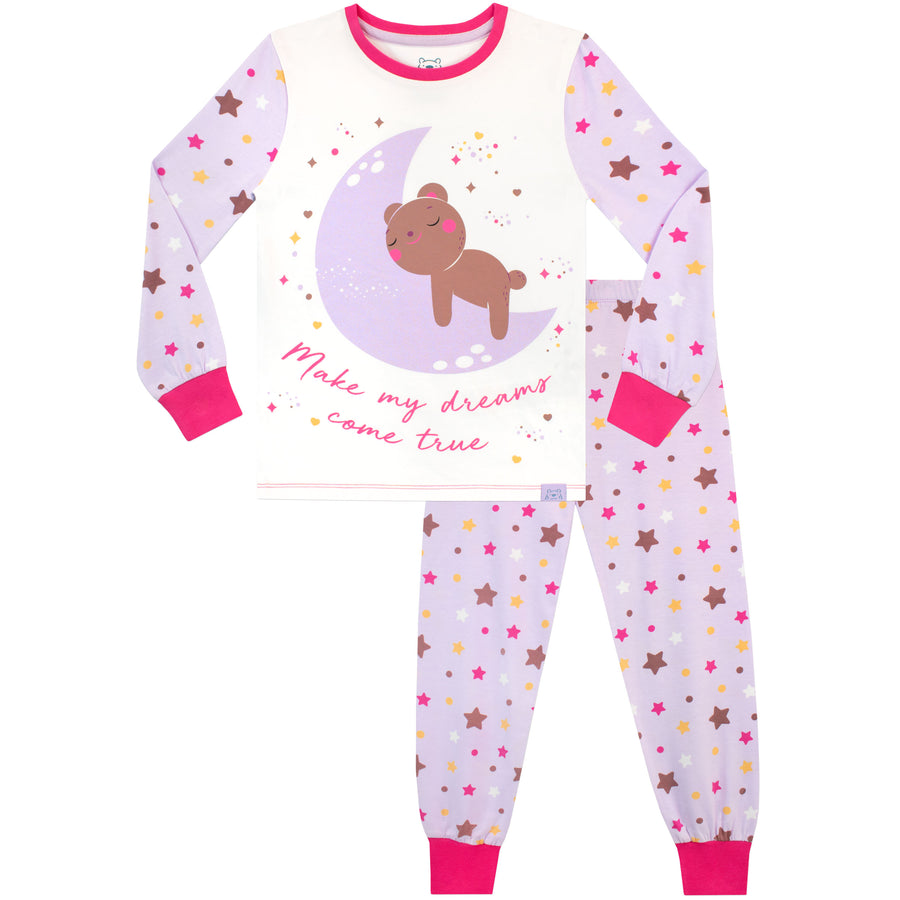 Moon and Teddy Pyjamas - Snuggle Fit