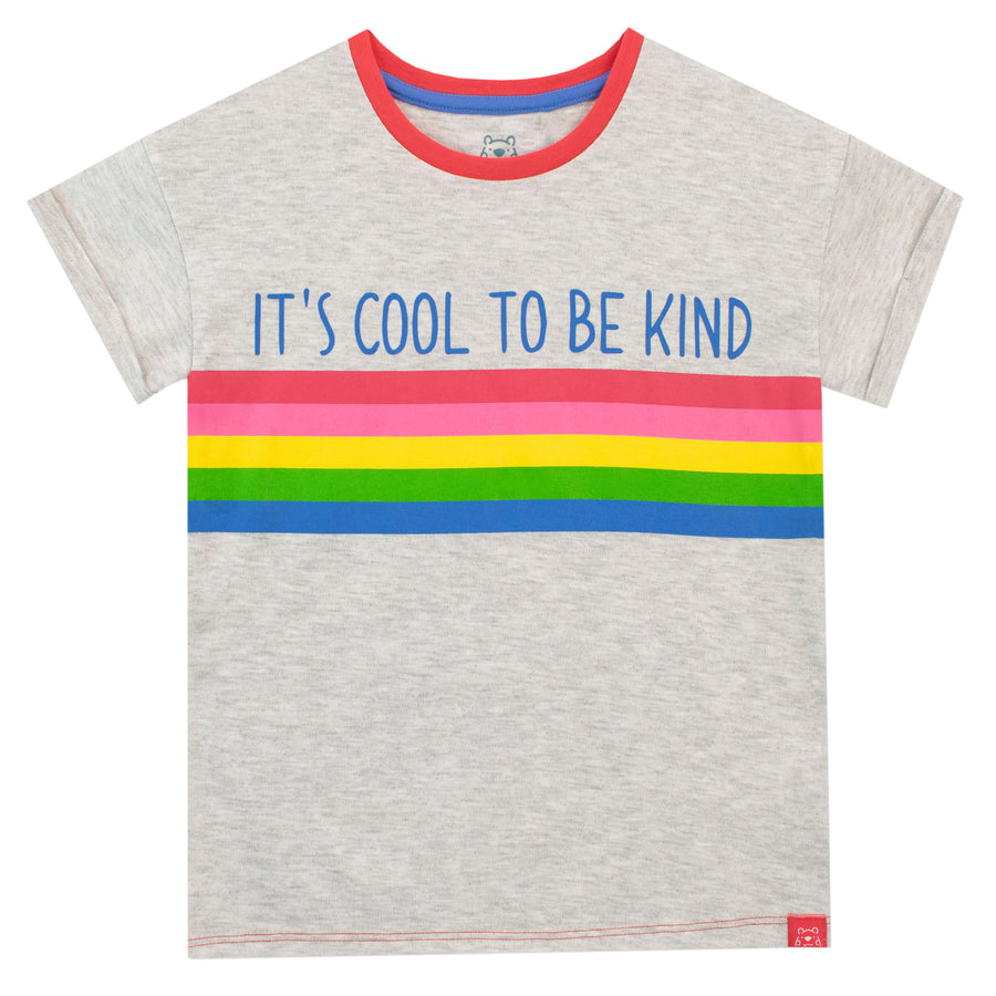 It's Cool To Be Kind Rainbow Short Pyjamas
