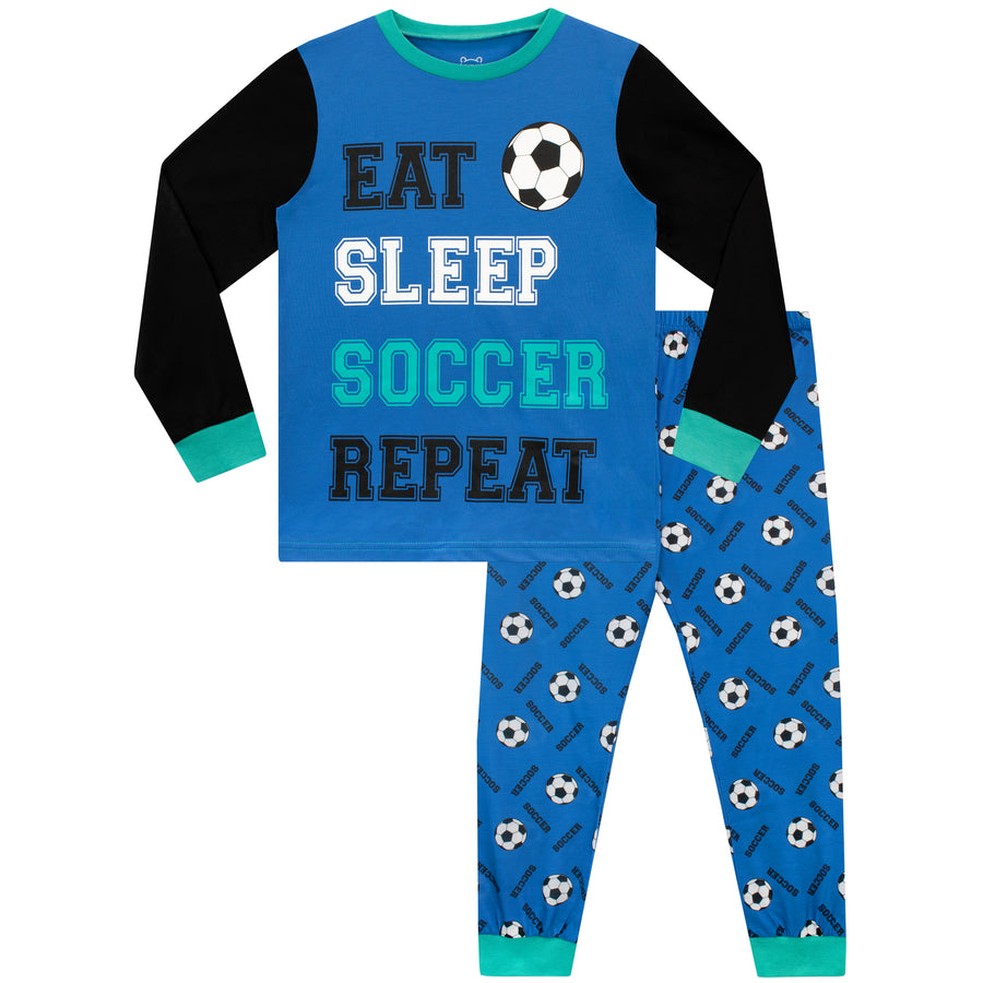 Eat Sleep Football Repeat Pyjamas