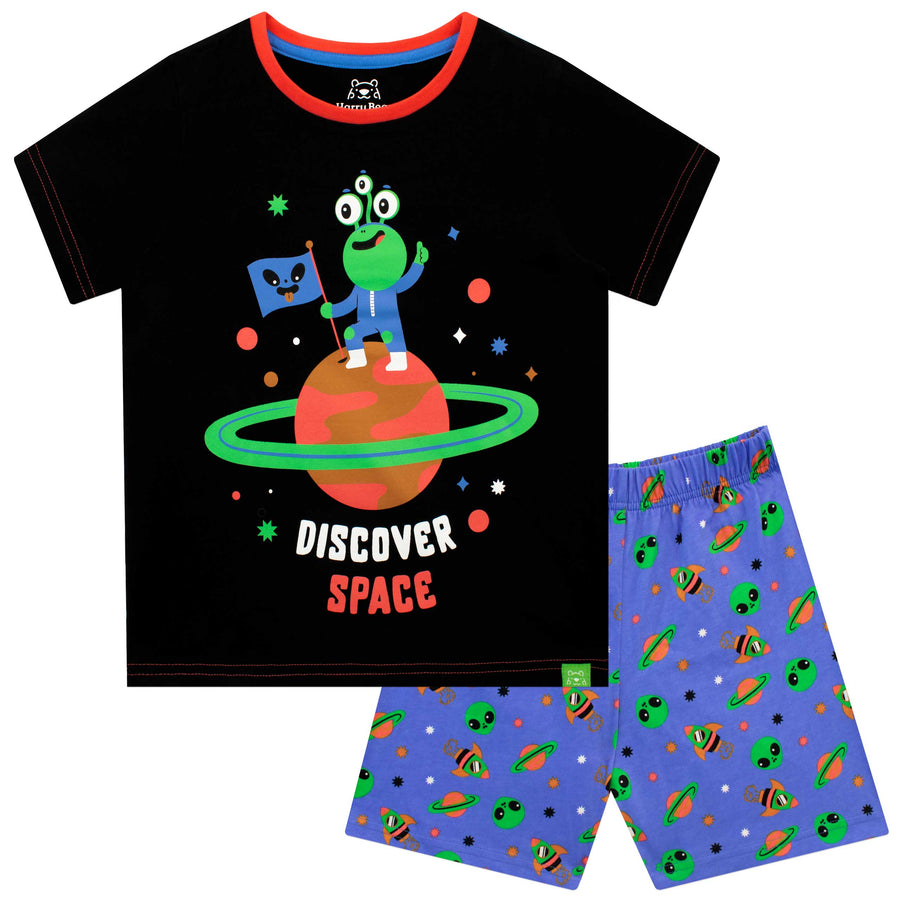 Space Alien Short Pyjamas