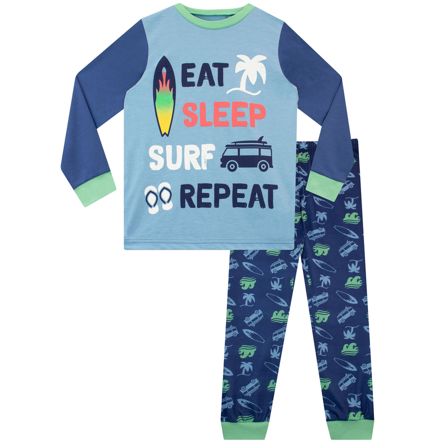 Eat Sleep Surf Repeat Pyjamas