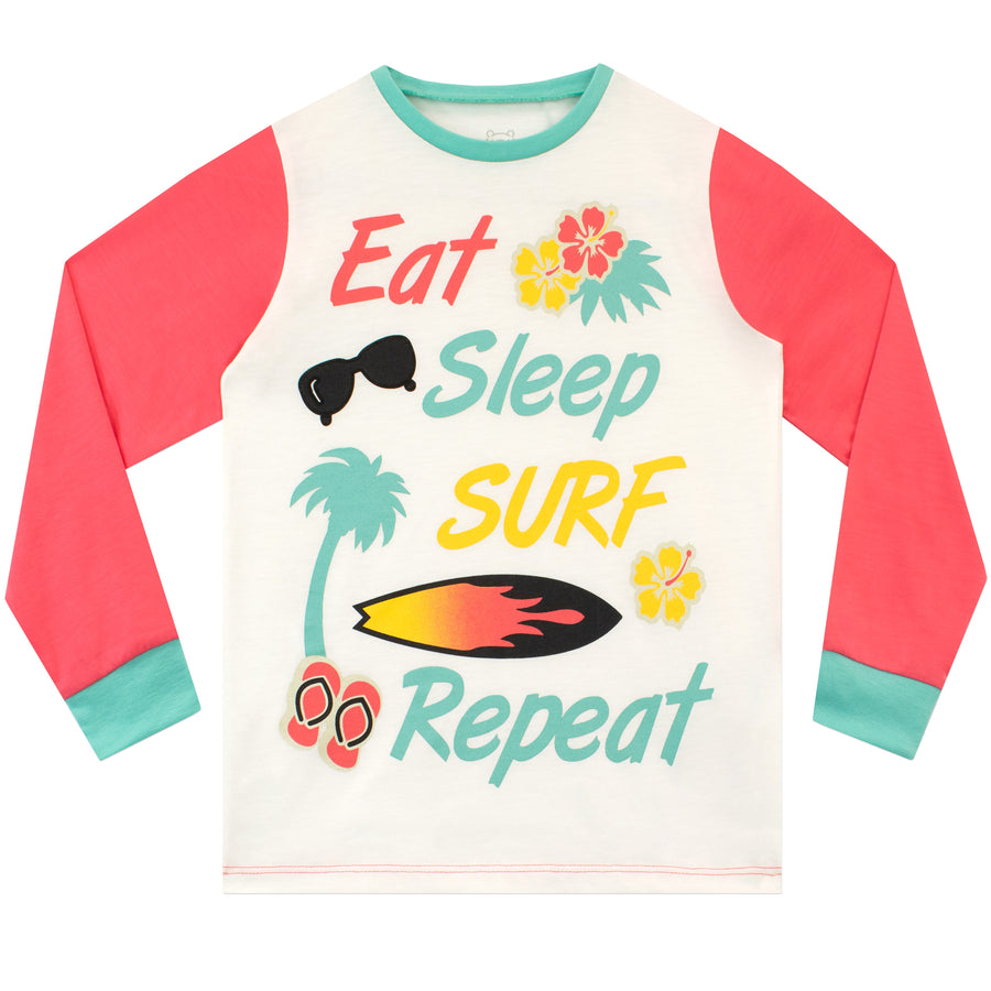 Eat Sleep Surf Repeat Pyjama Set
