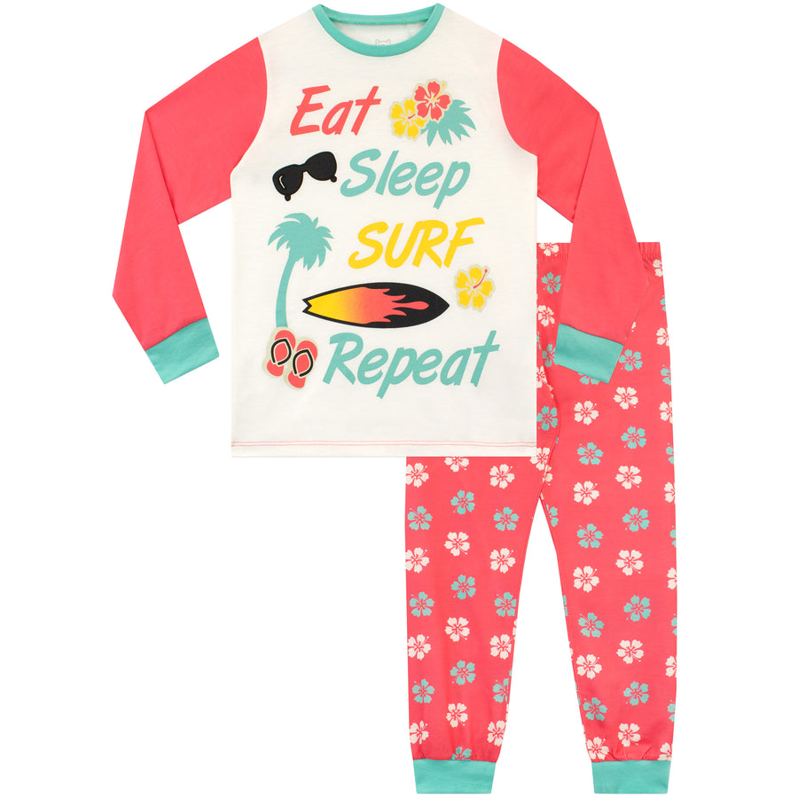 Eat Sleep Surf Repeat Pyjama Set