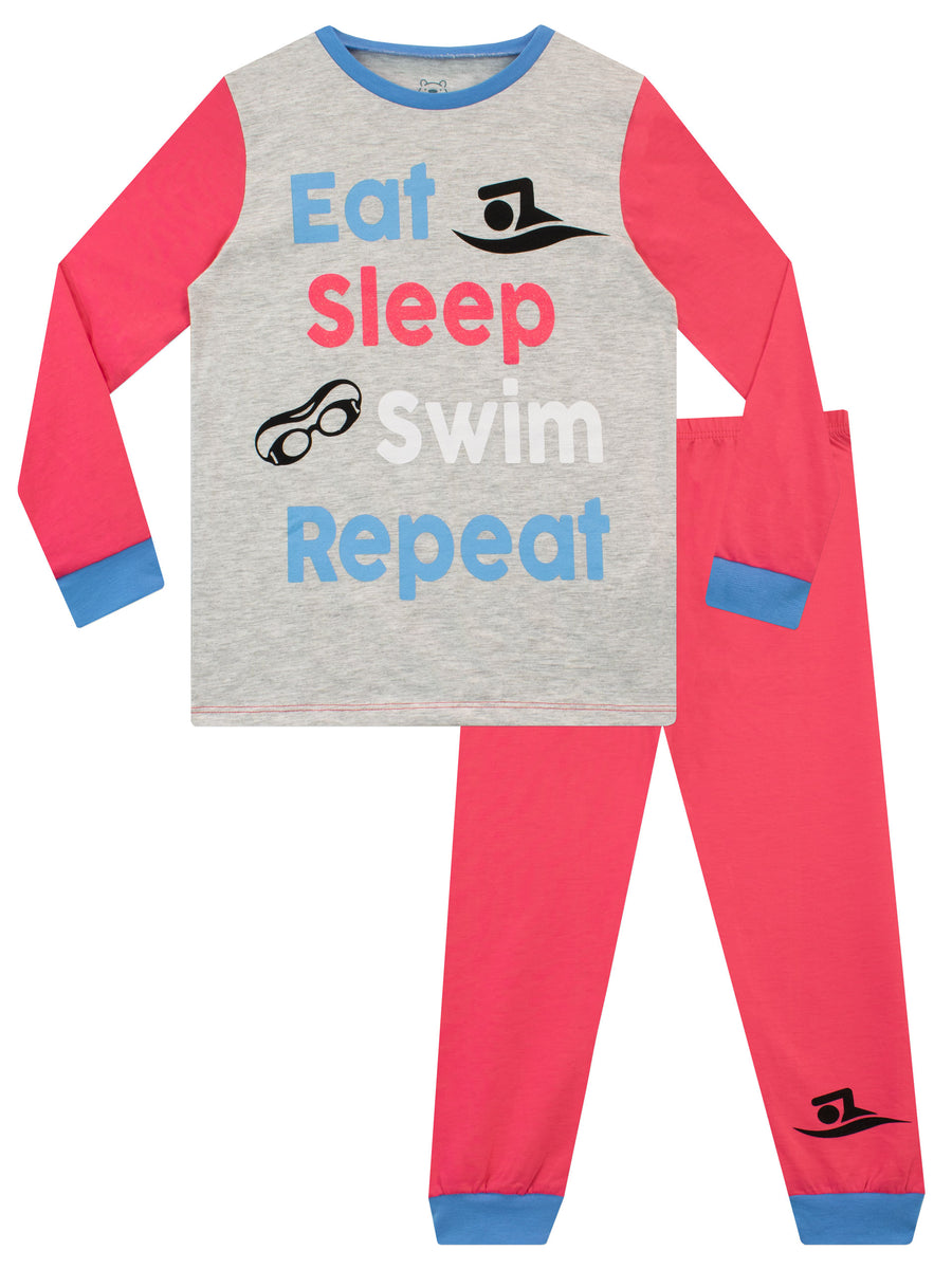 Eat Sleep Swim Repeat Pyjama Set