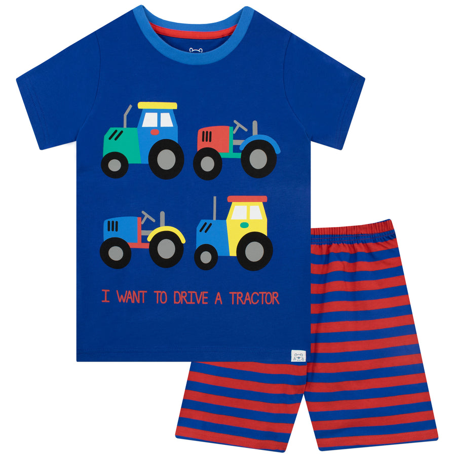 Tractor Short Pyjamas