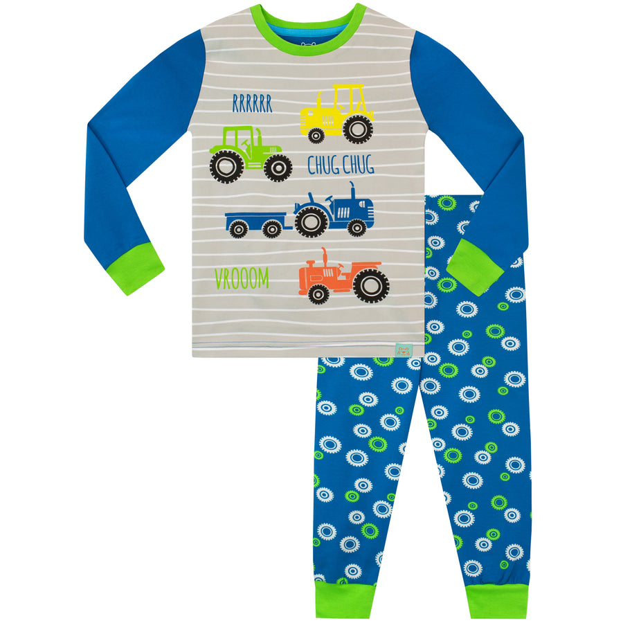 Tractor Pyjamas - Snug Fitting
