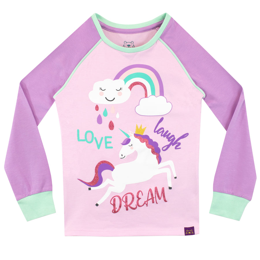 Glitter Unicorn Pyjamas - Snuggle Fit