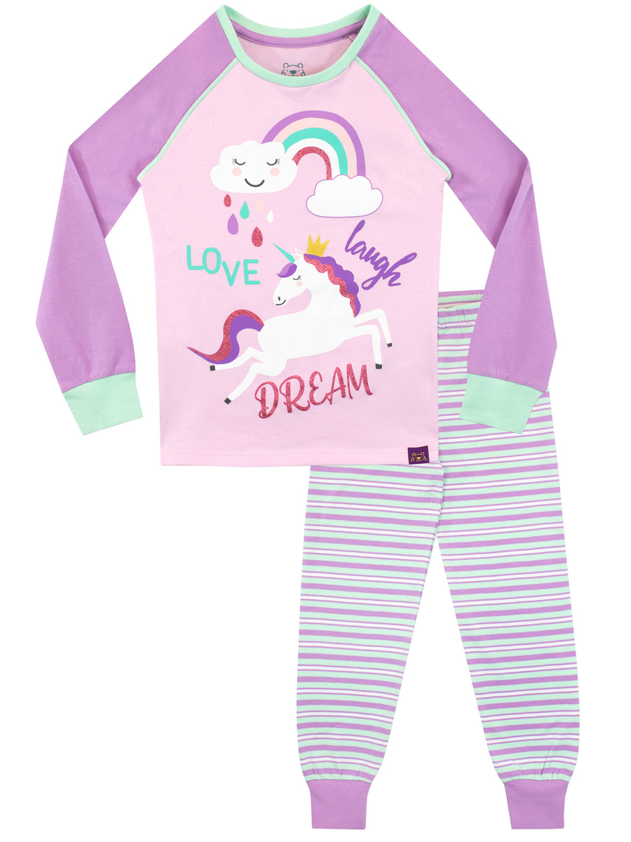 Glitter Unicorn Pyjamas - Snuggle Fit
