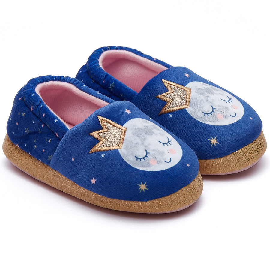 Night-Time Moon Slippers