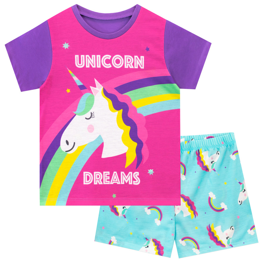 Unicorn Short Pyjama Set